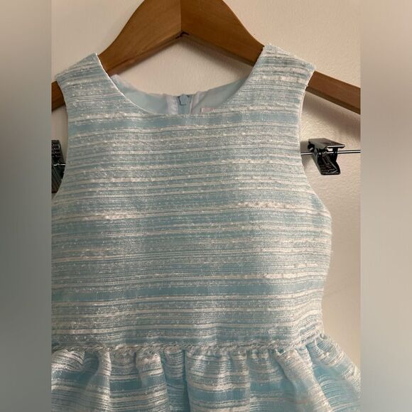 NWOT Wonder Nation Formal Sleeveless Blue Girl Dress Size 4 - Picture 5 of 9